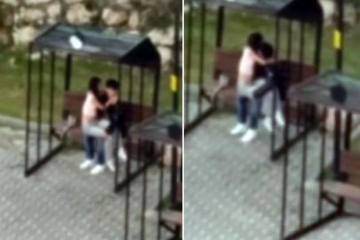 Bir ilimiz bu görüntüyü konuşuyor! Çocuk parkında uygunsuz görüntüler