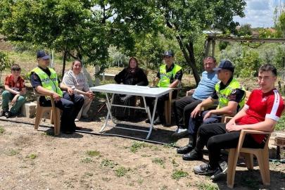 Kırşehir'de jandarmadan şehit ailelerine bayram ziyareti