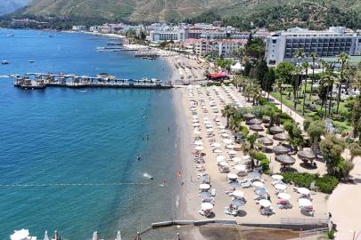 Muğla sahillerinde bayram tatili hareketliliği sürüyor