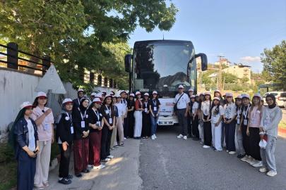 40 Öğrenci Çanakkale'ye Uğurlandı