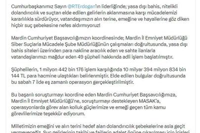 49 şüpheliye yasa dışı bahis ve dolandırıcılık operasyonu: 10 milyar TL'lik vurgun