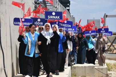 81 il şehit ve gazi ailesi Cudi Dağı'nda 'Terörsüz Türkiye' için buluştu