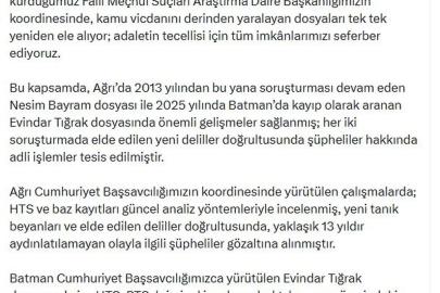Adalet Bakanı Gürlek: Faili Meçhul dosyalarında yeni deliller elde edildi