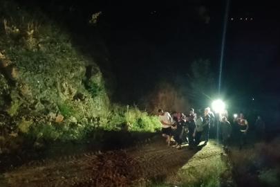 Adana'da uçuruma yuvarlanan otomobilin sürücüsü yaralandı