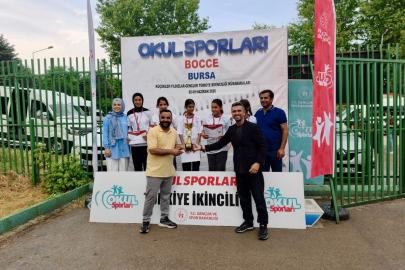 Adıyaman'da köy okulu öğrencilerden boccede Türkiye derecesi