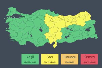 AFAD'dan 'sağanak' uyarısı