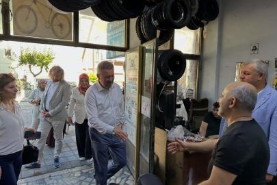 AK Parti Tekirdağ Milletvekili Özcan, Şarköy'de esnafı ziyaret etti