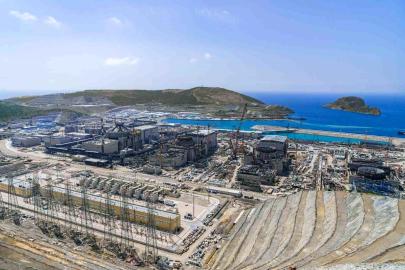 Akkuyu Nükleer Enerji Santrali'nde ilk üniteye temsili nükleer yakıt yüklendi