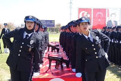Aksaray'da 485 Kadın Polis Adayı Mezun Oldu