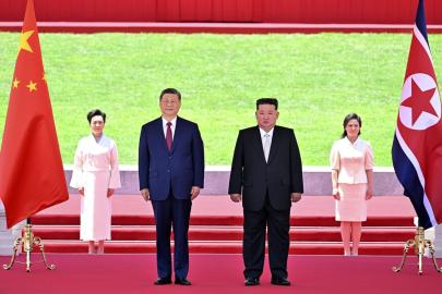 Albüm: Kuzey Kore Lideri Kim, Xi İçin Karşılama Töreni Düzenledi