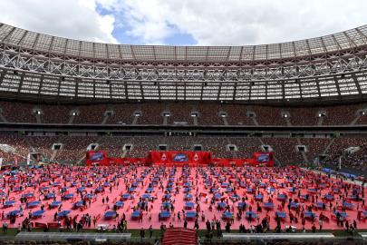Albüm: Moskova'da Düzenlenen Masa Tenisi Festivali Yoğun İlgi Gördü