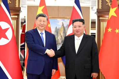 Albüm: Xi ve Kuzey Kore Lideri Kim Pyongyang'da Görüştü