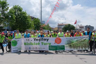 Amasya ve Çorum'da "Yeşilay Bisiklet Turu" düzenlendi