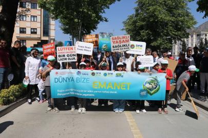 Amasya'da "Çevreye Saygı" yürüyüşü yapıldı