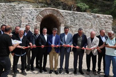 Amasya'da restorasyonu tamamlanan 200 yıllık Venk Suyu Ayazması hizmete açıldı