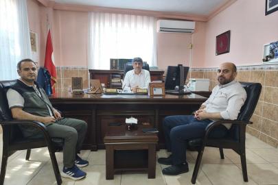 Anamur Orman İşletme Müdürü Yıldırım'dan İlçe Müftüsü Fidan'a ziyaret