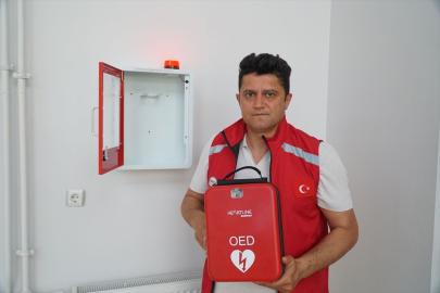 Ani kalp durmalarına karşı üretilen yerli cihaz Osmancık'ta hizmete sunuldu