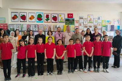 Artvin'de İlkokul Öğrencilerinden Yıl Sonu Sergisi