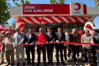 Aydın'da Yenilenen Kızılay Kan Alma Birimi Törenle Açıldı