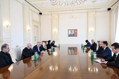Azerbaycan Cumhurbaşkanı Aliyev, İran Meclis Başkanı Kalibaf'ı kabul etti