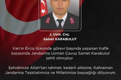 Bakan Çiftçi, Şehit Jandarma Uzman Çavuş Samet Karabulut’un Kimliğini Açıkladı