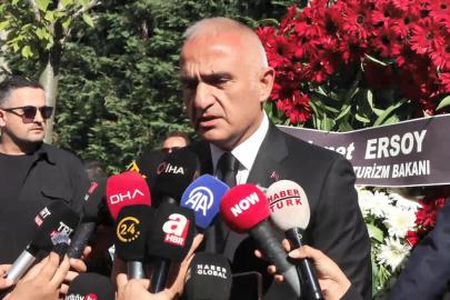 Bakan Ersoy: Kadir İnanır çok eşsiz bir değerdi çok önemli bir ustaydı / Dron görüntüleriyle