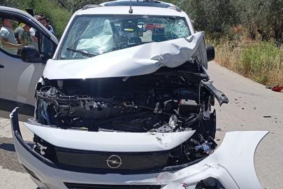 Balıkesir'de otomobil ile çarpışan motosikletin sürücüsü yaşamını yitirdi