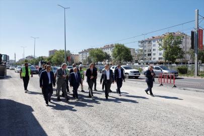 Başkan Büyükkılıç, DSİ-Yeni Sanayi Katlı Kavşağı Projesi'ni inceledi