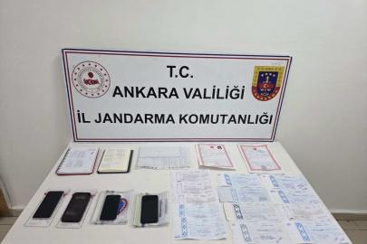 Başkentteki tefecilik operasyonunda 5 şüpheli yakalandı
