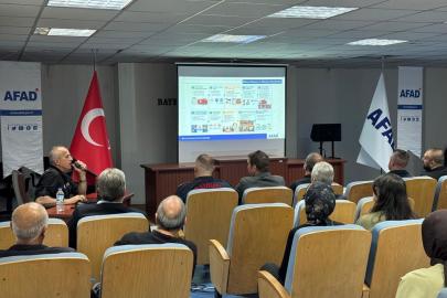 Bayburt'ta orman yangınlarına müdahale ve koordinasyona yönelik eğitim düzenlendi