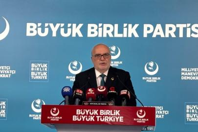BBP Genel Sekreteri Yelis, basın toplantısı düzenledi
