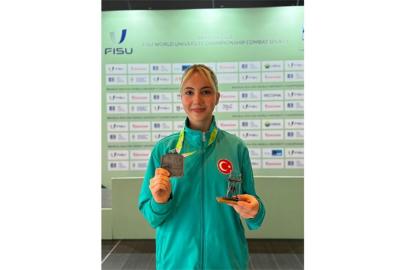 Beykoz Üniversitesi öğrencisi Elif Naz Kara'dan çifte dünya ikinciliği