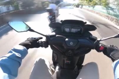 Beykoz'da trafikte tartıştığı sürücünün motosikletine çarpıp kaçtı