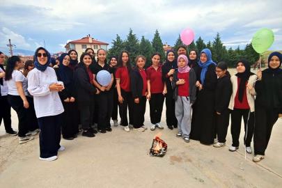 Beypazarı'nda LGS kaygısına karşı sembolik etkinlik
