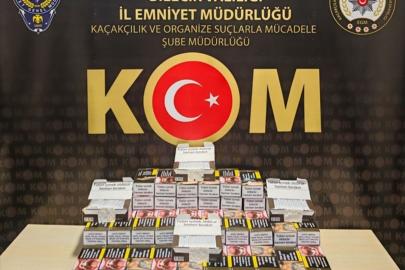 Bilecik'te 20 bin makaron ele geçirildi