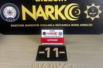 Bilecik'te üzerinde uyuşturucu bulunan 1 kişi tutuklandı