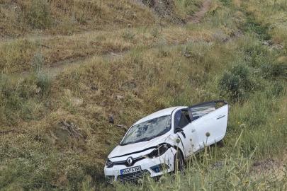 Bingöl'de otomobilin şarampole devrilmesi sonucu 1 kişi yaralandı