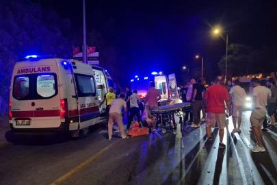 Bodrum'da taksi ile motosiklet çarpıştı: 1 ölü, 1 ağır yaralı