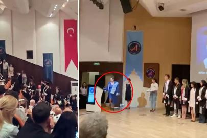 Bölüm başkanı "Diplomanızı vermiyorum" dedi, salon karıştı