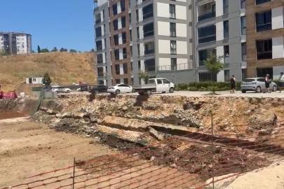 Bursa'da İstinat Duvarı Çöktü