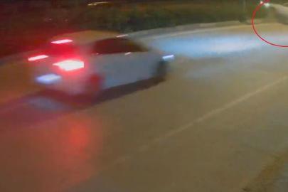 Bursa'da takla atan otomobil sürücüsü için esnaf seferber oldu; kaza anı kamerada