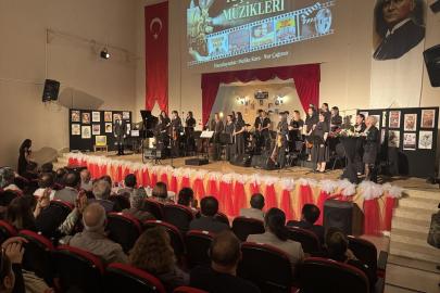 Çankırı'da lise öğrencileri "Yeşilçam Müzikleri" konseri verdi
