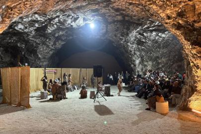 Çankırı'da yerin 150 metre altında tiyatro oyunu sahnelendi
