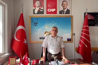 CHP Niğde İl Başkanı görevden alındı