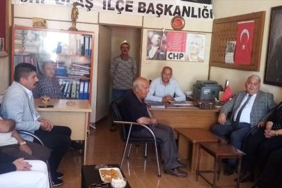 CHP Sivas İl Başkanı Coşkun, Ulaş ilçesini ziyaret etti