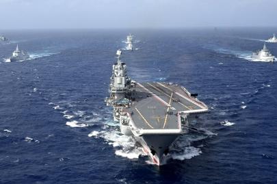 Çin'in Liaoning Uçak Gemisi Görev Gücü Açık Deniz Muharebe Eğitimini Tamamladı