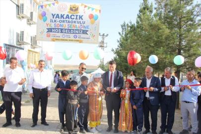 Cizre'de ilk ve ortaokul öğrencileri yıl sonu şenliğinde buluştu
