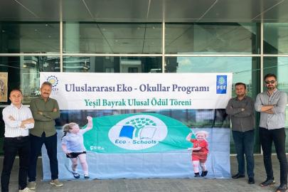Çorum'da 2 okula uluslararası Yeşil Bayrak ödülü verildi