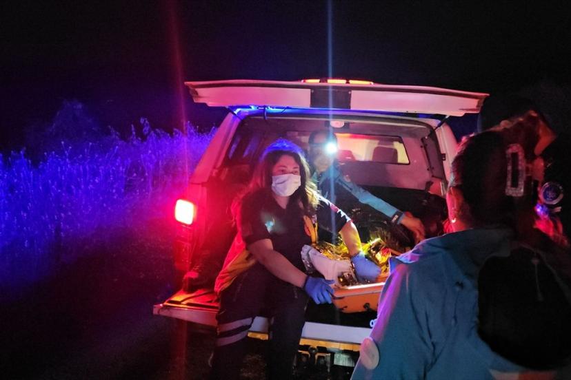 Çorum'da yamaç paraşütü kazasında dere yatağına düşen sağlık personeli kurtarıldı