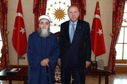 Cumhurbaşkanı Erdoğan, Cübbeli Ahmet Hoca'yı kabul etti